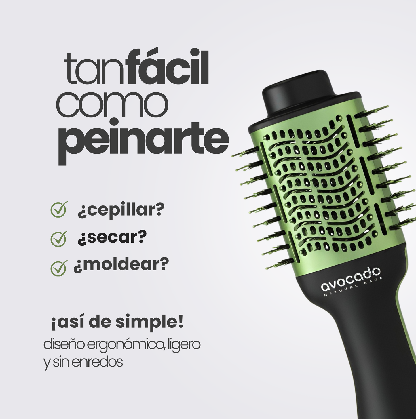 Combo de Aguacate (Plancha de Aguacate + Cepillo secador de Aguacate)