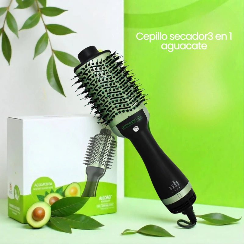 Cepillo secador 3 en 1 aguacate