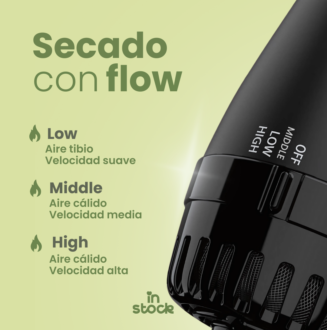 Cepillo Secador Aguacate