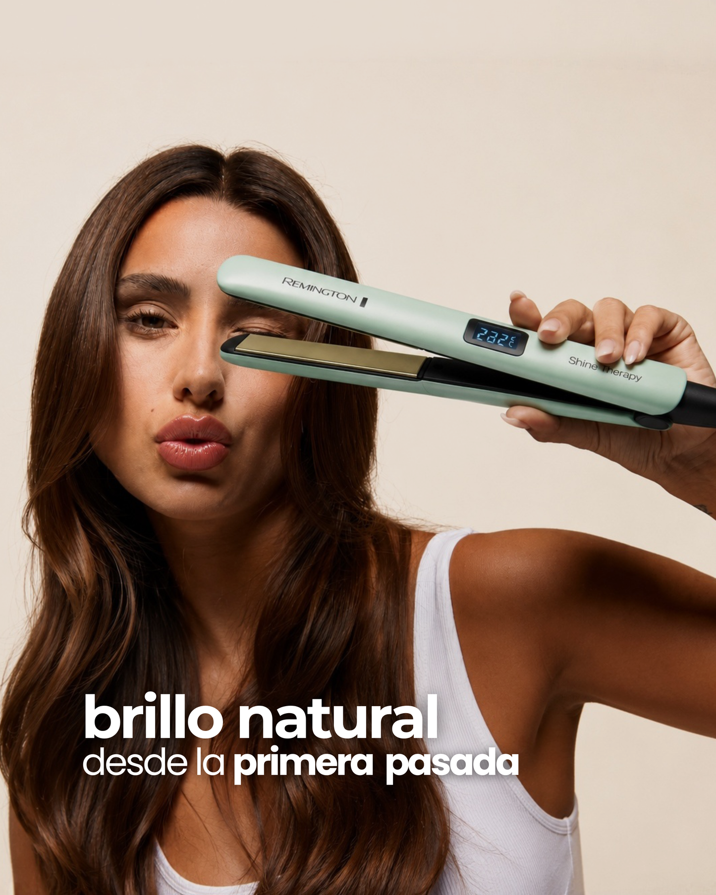 Plancha Alisadora Shine Therapy de Aguacate