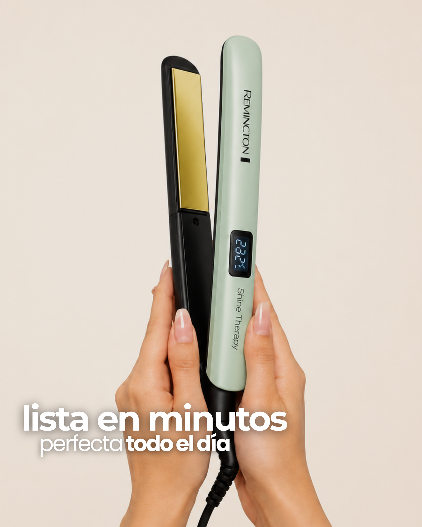 Plancha Alisadora Shine Therapy de Aguacate