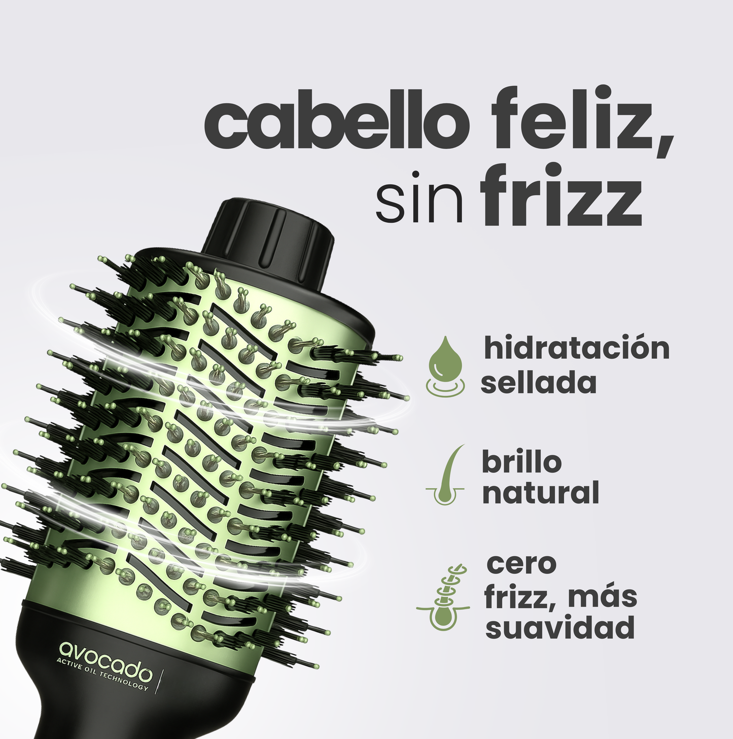 Cepillo Secador Aguacate